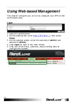 Preview for 20 page of BandLuxe E5812P Series User Manual