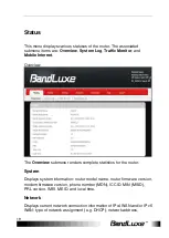 Preview for 21 page of BandLuxe E5812P Series User Manual