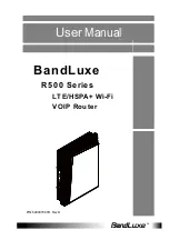 BandLuxe R500 Series User Manual preview
