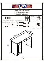 Предварительный просмотр 1 страницы B&M MILLBROOK 374186 Assembly Instruction Manual