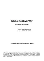 Preview for 1 page of B&R Industries MASDL3CON-ENG User Manual