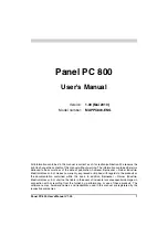 Preview for 1 page of B&R MAPPC800-ENG User Manual