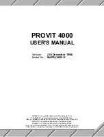 B&R MAPRV4000-E User Manual preview