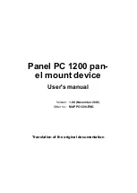 B&R PC 1200 User Manual предпросмотр