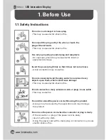 Preview for 4 page of B&S e-VISION 70 LED User Manual