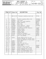 Preview for 3 page of B&W electronics 802 series 3 Service Manual