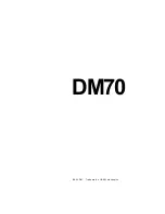 Preview for 2 page of B&W electronics dm70 Instruction Manual