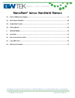 Предварительный просмотр 3 страницы B&W Tek NanoRam Quick Start Manual