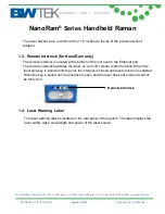 Предварительный просмотр 5 страницы B&W Tek NanoRam Quick Start Manual