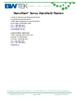 Предварительный просмотр 7 страницы B&W Tek NanoRam Quick Start Manual