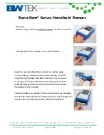 Предварительный просмотр 12 страницы B&W Tek NanoRam Quick Start Manual