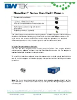 Предварительный просмотр 20 страницы B&W Tek NanoRam Quick Start Manual