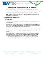 Предварительный просмотр 23 страницы B&W Tek NanoRam Quick Start Manual