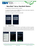 Предварительный просмотр 32 страницы B&W Tek NanoRam Quick Start Manual