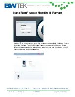 Предварительный просмотр 35 страницы B&W Tek NanoRam Quick Start Manual