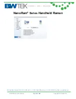 Предварительный просмотр 38 страницы B&W Tek NanoRam Quick Start Manual