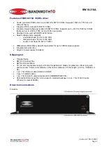 Preview for 2 page of Bandwidth10 BW10-310A Application Note