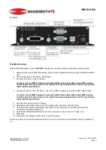 Preview for 3 page of Bandwidth10 BW10-310A Application Note