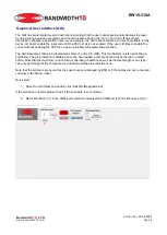 Preview for 5 page of Bandwidth10 BW10-310A Application Note