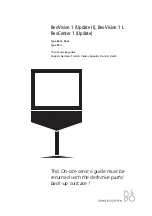 Preview for 396 page of Bang & Olufsen BeoCenter 1 Repair Manual