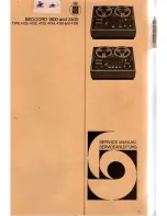 Bang & Olufsen Beocord 1800 Service Manual предпросмотр