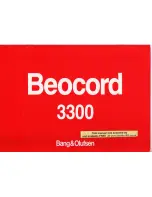 Предварительный просмотр 1 страницы Bang & Olufsen Beocord 3300 User Manual
