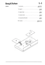 Предварительный просмотр 3 страницы Bang & Olufsen Beocord 4500 Service Manual