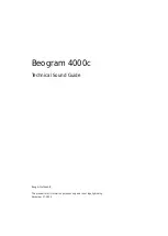 Preview for 1 page of Bang & Olufsen Beogram 4000c Technical Sound Manual