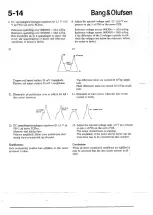 Предварительный просмотр 31 страницы Bang & Olufsen Beogram CD 5500 Service Manual