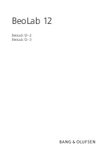 Bang & Olufsen BeoLab 12-2 User Manual предпросмотр