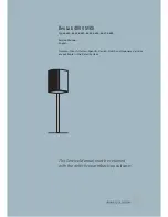 Предварительный просмотр 1 страницы Bang & Olufsen Beolab 4000 MKII 6642 Service Manual