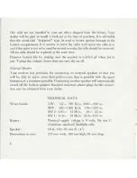 Preview for 6 page of Bang & Olufsen Beolit Teena 609 AM Export Instructions For Use Manual