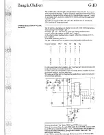 Предварительный просмотр 31 страницы Bang & Olufsen BeoMaster 1900 type 2903 Service Manual