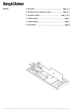 Preview for 3 page of Bang & Olufsen beomaster 2000 Service Manual