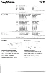 Предварительный просмотр 59 страницы Bang & Olufsen beomaster 2000 Service Manual