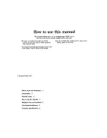Предварительный просмотр 1 страницы Bang & Olufsen Beomaster 5500 User Manual
