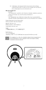 Preview for 7 page of Bang & Olufsen Beoplay A9 4th Generation Important Safety Instructions Manual