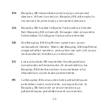 Preview for 35 page of Bang & Olufsen Beoplay E8 User Manual