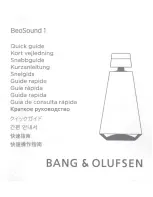 Preview for 1 page of Bang & Olufsen BeoSound 1 Quick Manual