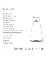 Предварительный просмотр 1 страницы Bang & Olufsen BeoSound 1 Quick Manual