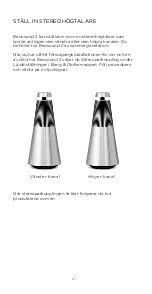Preview for 27 page of Bang & Olufsen BeoSound 2 3rd Generation User Manual