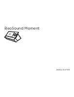 Предварительный просмотр 1 страницы Bang & Olufsen BeoSound Moment Manual