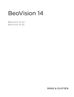 Preview for 1 page of Bang & Olufsen beovision 14-40 User Manual