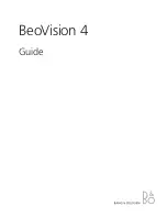 Предварительный просмотр 1 страницы Bang & Olufsen BeoVision 4 Manual