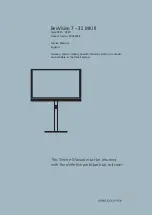 Предварительный просмотр 1 страницы Bang & Olufsen BeoVision 7 MK II Service Manual