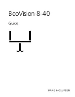 Preview for 1 page of Bang & Olufsen BeoVision 8-40 Manual