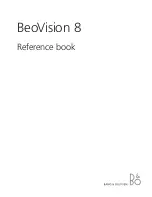 Предварительный просмотр 1 страницы Bang & Olufsen BeoVision 8 Reference Book