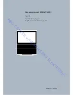 Предварительный просмотр 1 страницы Bang & Olufsen BeoVision Avant 32 DVD MKII Repair Manual