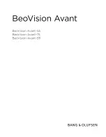 Bang & Olufsen BeoVision Avant-55 User Manual preview