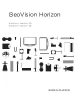 Bang & Olufsen BeoVision Horizon-40 User Manual preview